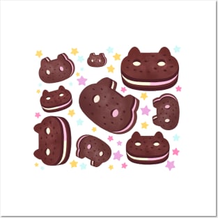 cookie cat Posters and Art